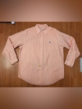 mens brooks brothers button down shirt Large